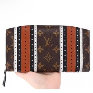 Louis Vuitton Steamer Zippy Wallet Limited Edition Brogue Monogram M62873